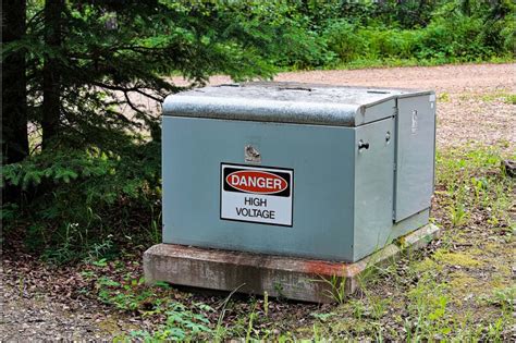 big green metal box outside office|big green electrical box meaning.